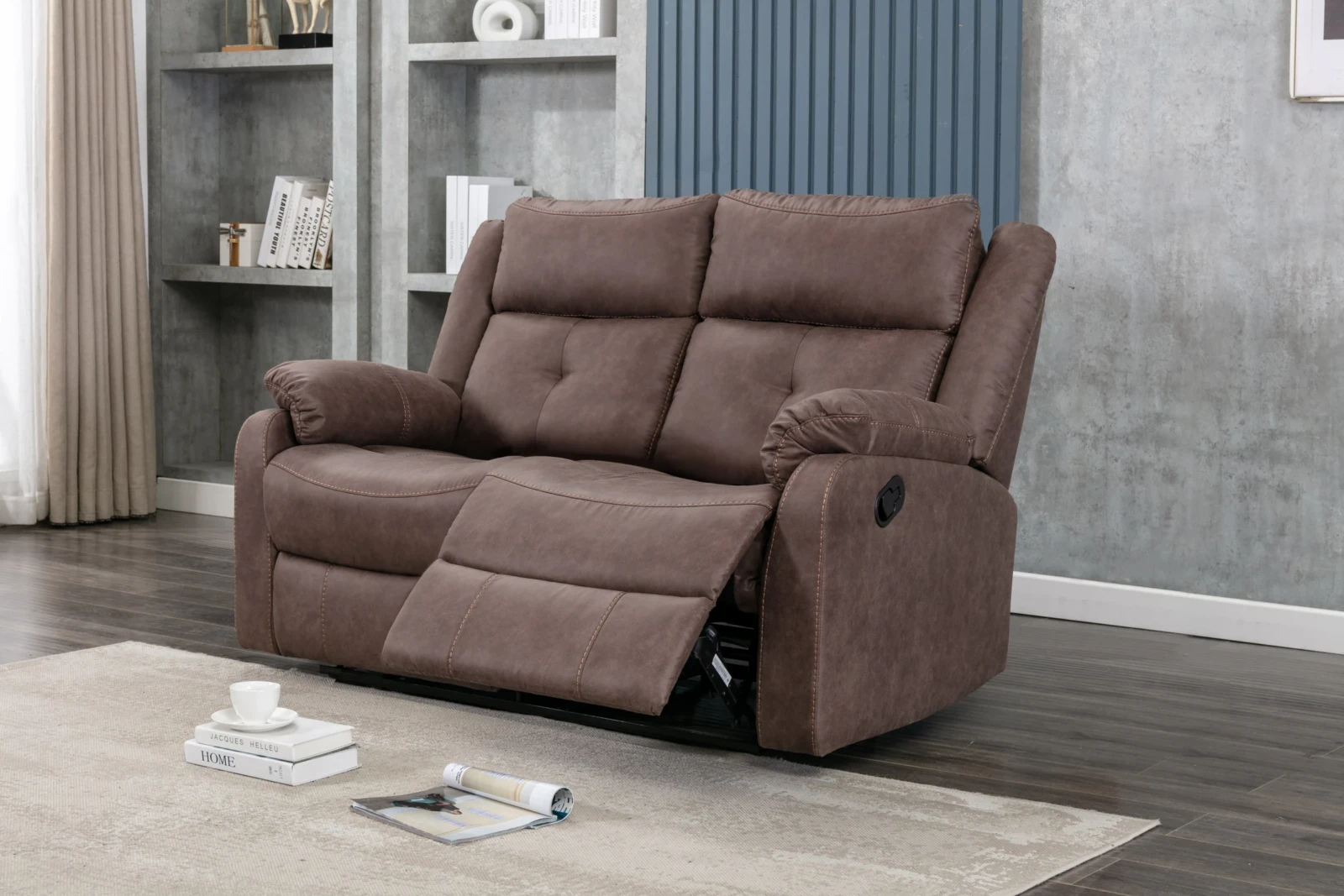 Alcove Recliner Sofa - Chestnut 2 seater Alcove Recliner Sofa - Chestnut 2 seater
