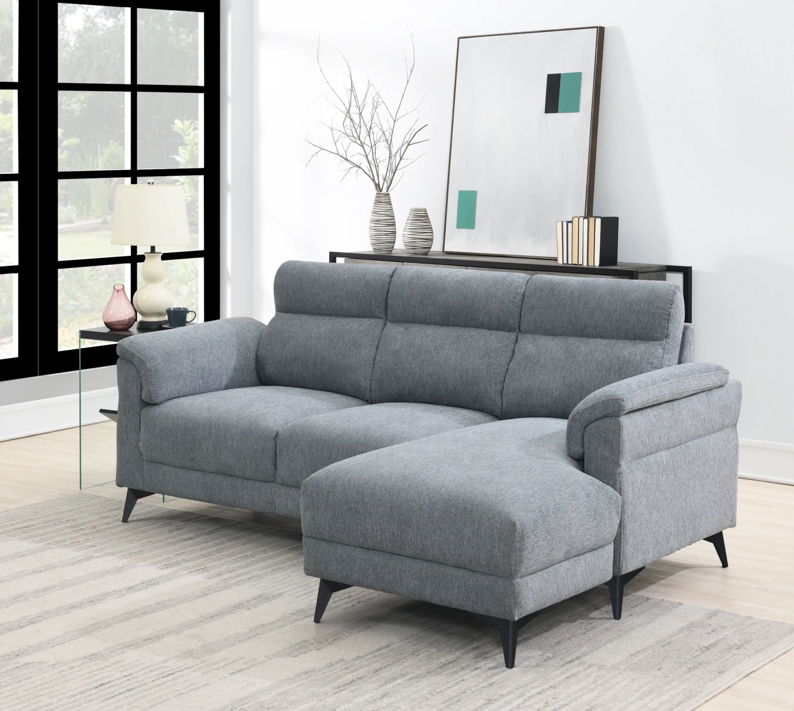 Bloom Sofa - Grey chaise