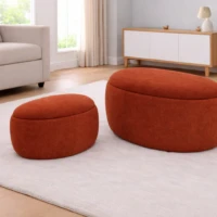 Cask Large Storage Ottoman - Deep Terra Cask Large Storage Ottoman - Deep Terra