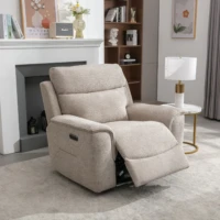 Cloud Power Recliner Sofa - Beige detail