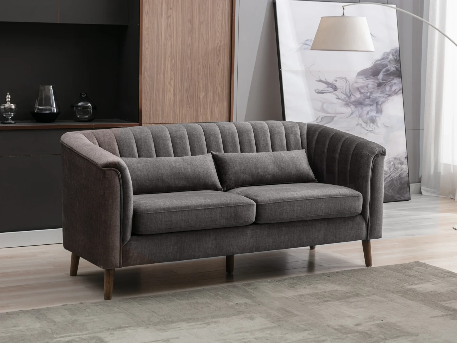 Cottage Sofa - Graphite 3 seater Cottage Sofa - Graphite 3 seater