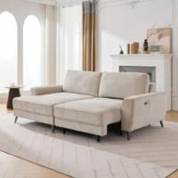 Drift Power Recliner Sofa - Beige detail Drift Power Recliner Sofa - Beige detail