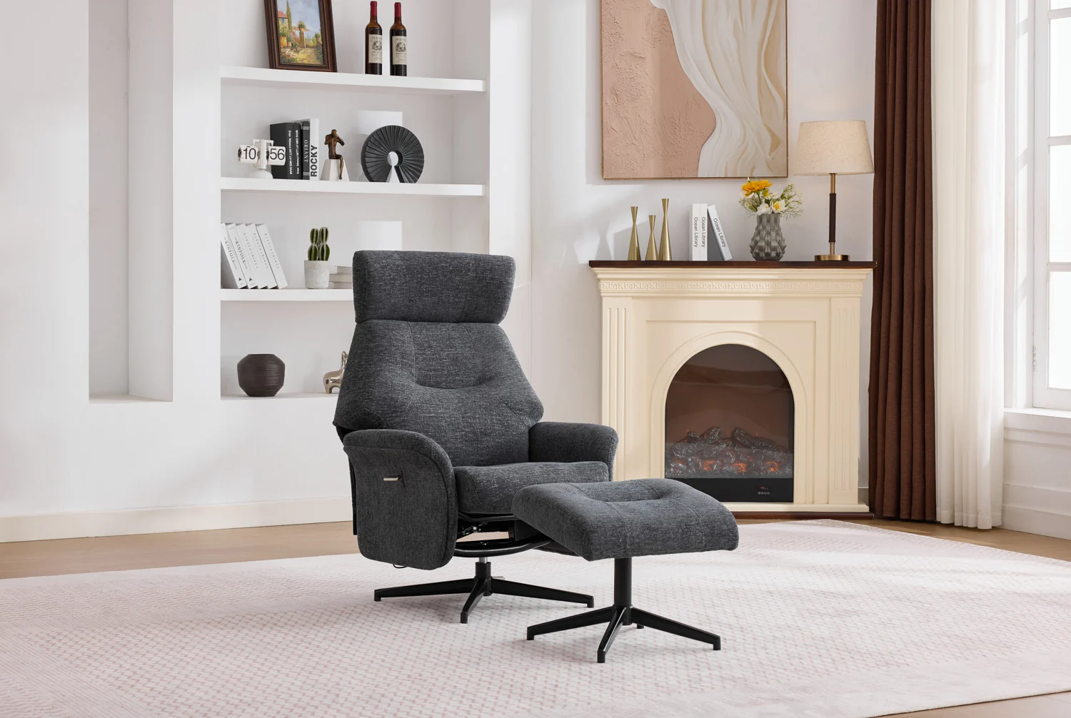 Ease Recliner Chair - Charcoal Ease Recliner Chair - Charcoal