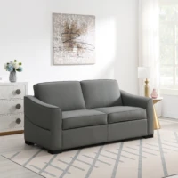 Guest Sofa Bed - Light Grey