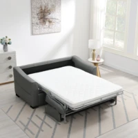 Guest Sofa Bed - Light Grey as a bed