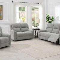 Harbour Power Recliner Sofa - Light Grey suite Harbour Power Recliner Sofa - Light Grey suite