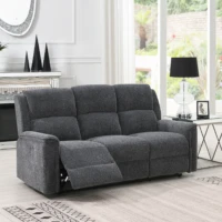Harbour Power Recliner Sofa - Charcoal 3 seater Harbour Power Recliner Sofa - Charcoal 3 seater