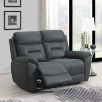 Haven Manual Recliner Sofa - Charcoal 2 seater Haven Manual Recliner Sofa - Charcoal 2 seater