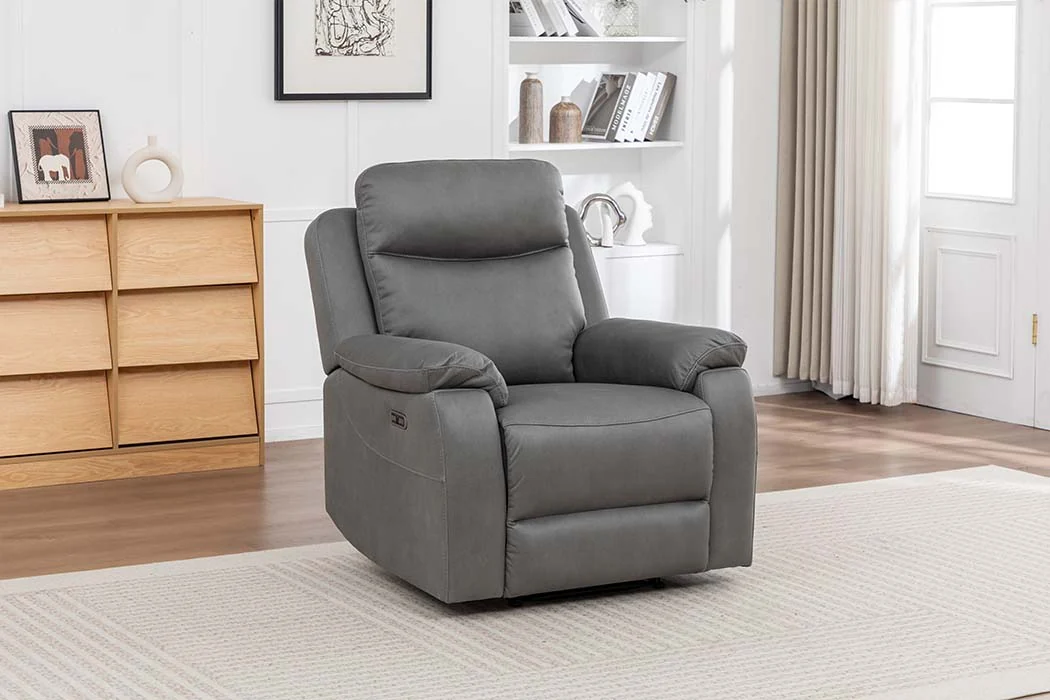 Haven Power Recliner Sofa - Charcoal armchair Haven Power Recliner Sofa - Charcoal armchair