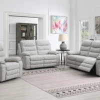 Hearth Power Recliner Sofa - Light Grey suite Hearth Power Recliner Sofa - Light Grey suite