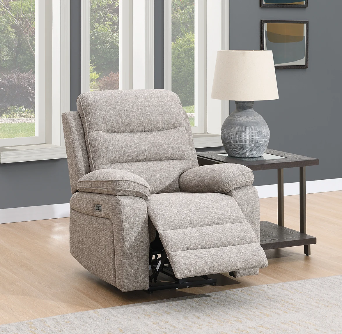 Hearth Power Recliner Sofa - Oatmeal armchair Hearth Power Recliner Sofa - Oatmeal armchair