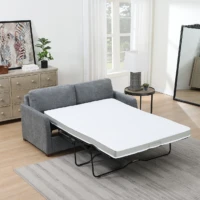 Hideaway Sofa Bed - Grey as a bed Hideaway Sofa Bed - Grey as a bed