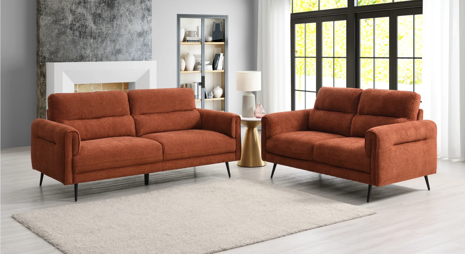 Linen Sofa - Deep Terra suite Linen Sofa - Deep Terra suite
