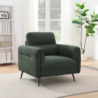 Linen Sofa - Winter Moss armchair Linen Sofa - Winter Moss armchair