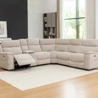 Meadow Power Recliner Sofa - Fawn corner Meadow Power Recliner Sofa - Fawn corner