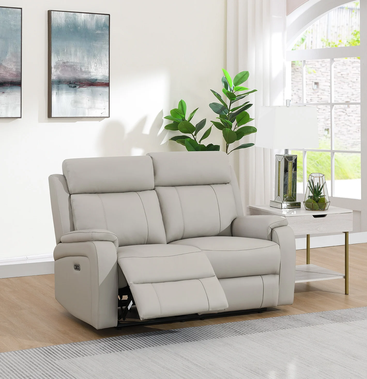 Meadow Power Recliner Sofa - Fawn 2 seater Meadow Power Recliner Sofa - Fawn 2 seater