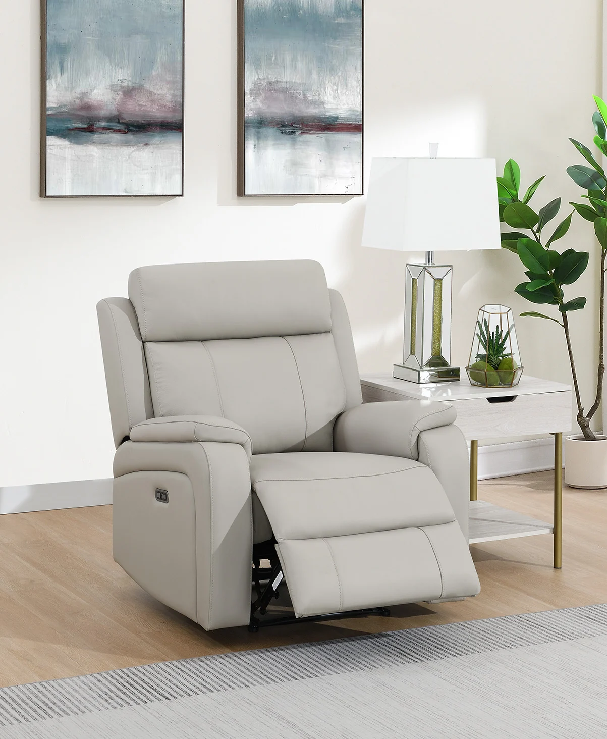 Meadow Power Recliner Sofa - Fawn armchair Meadow Power Recliner Sofa - Fawn armchair