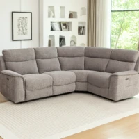 Meadow Power Recliner Sofa - Mink corner Meadow Power Recliner Sofa - Mink corner