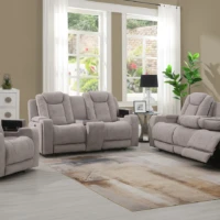 Regent Power Recliner Sofa - Oyster suite Regent Power Recliner Sofa - Oyster suite