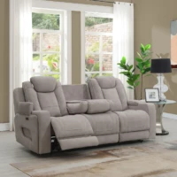 Regent Power Recliner Sofa - Oyster 3 seater Regent Power Recliner Sofa - Oyster 3 seater