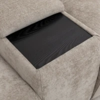 Regent Power Recliner Sofa - Oyster detail Regent Power Recliner Sofa - Oyster detail