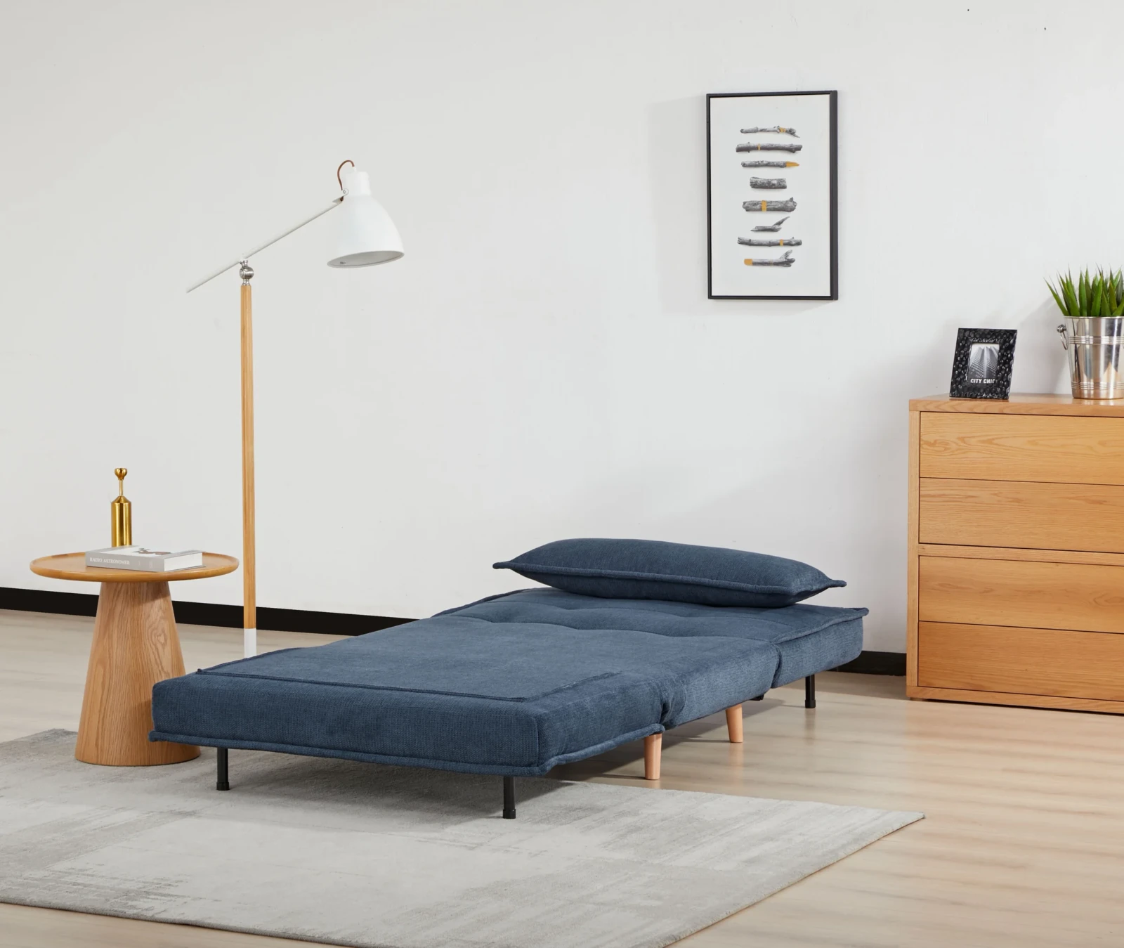 Retreat Sofa Bed - Denim as a bed Retreat Sofa Bed - Denim as a bed