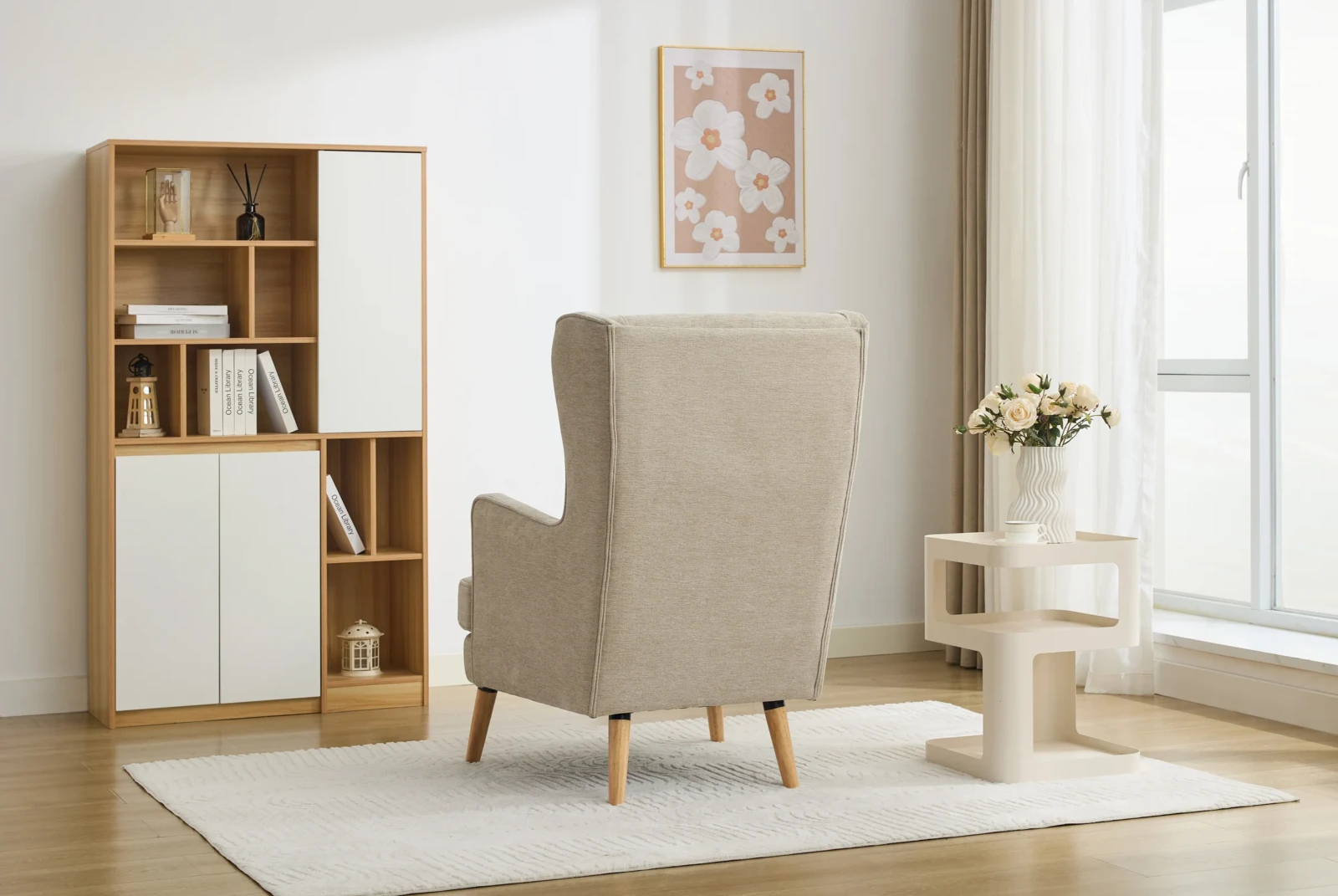 Tea Armchair - Beige detail Tea Armchair - Beige detail