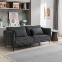 Tweed Sofa - Dark Grey 3 seater Tweed Sofa - Dark Grey 3 seater