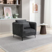 Tweed Sofa - Dark Grey armchair Tweed Sofa - Dark Grey armchair