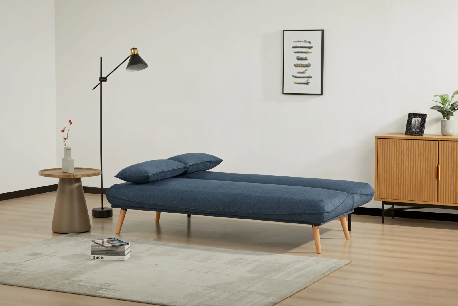 Weekend Sofa Bed - Blue as a bed Weekend Sofa Bed - Blue as a bed