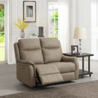 Willow Power Recliner Sofa - Taupe 2 seater Willow Power Recliner Sofa - Taupe 2 seater