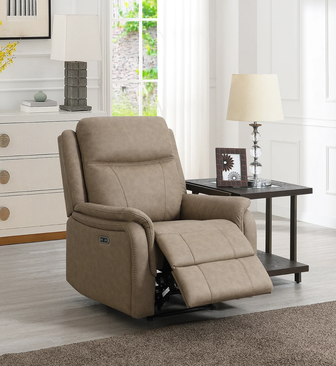 Willow Power Recliner Sofa - Taupe armchair Willow Power Recliner Sofa - Taupe armchair