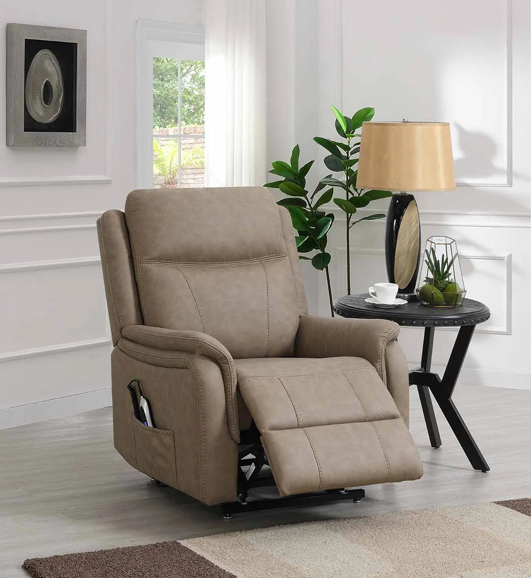 Willow Rise and Recline Chair - Taupe